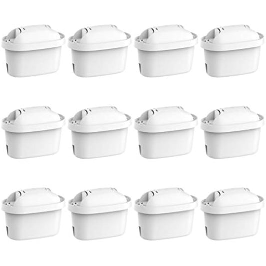 Waterdrop Water Filter Cartridges, Replacement for Brita® Maxtra+® Plus, Maxtra Pro® All-in-1, Compatible with Brita® Marella® Jug, Brita® Kettle, Reduce PFAS, PFOA/PFOS, TÜV SÜD, NSF Certified (12)
