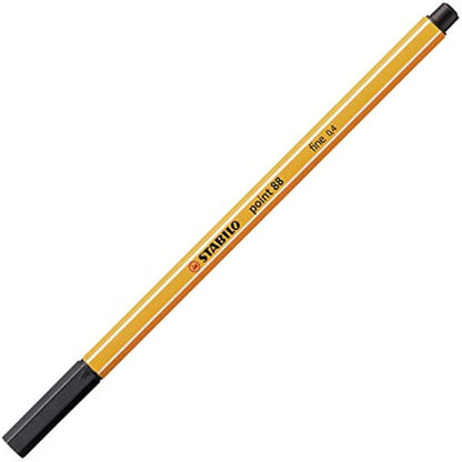 STABILO point 88 - Fineliner - Pack of 30 - Assorted Colours including 5 Neon Colours