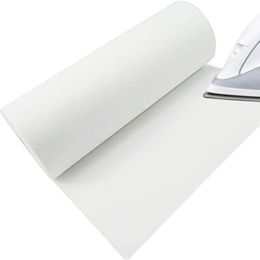 New brothread Fusible Iron on Cut Away Machine Embroidery Stabiliser Backing 12" x 25 Yd (30cmx23M) roll - Medium Weight 2.5 oz - 3 Options - Tear Away/Cut Away/No Show Mesh