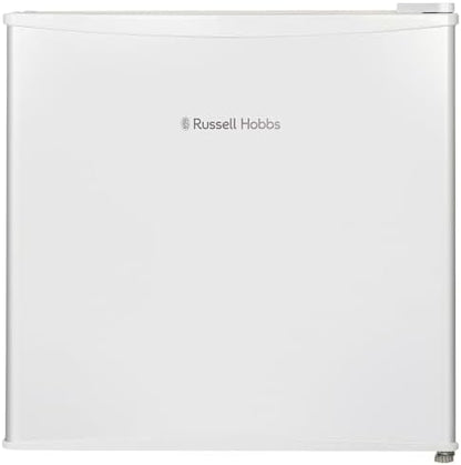 Russell Hobbs Table Top Larder Mini Fridge 43 Litre Capacity, Reversible Door & Adjustable Feet, Small Fridge, Manual Temperature Control, Ice Box, White RHTTF0E1W