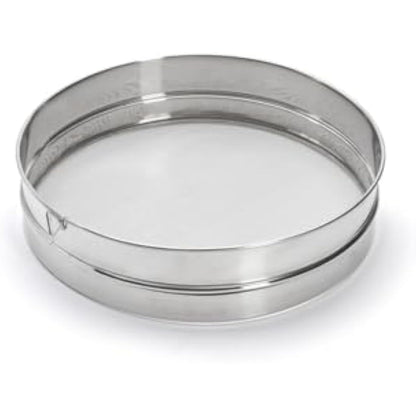 DE BUYER Sieve with Tight mesh (Ø 0.8 mm) -Diameter cm-4604.30, Stainless Steel, Silver, Diamètre 30 cm