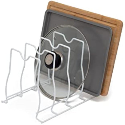 simplywire – Bakeware, Pan and Lid Storage Organiser - White