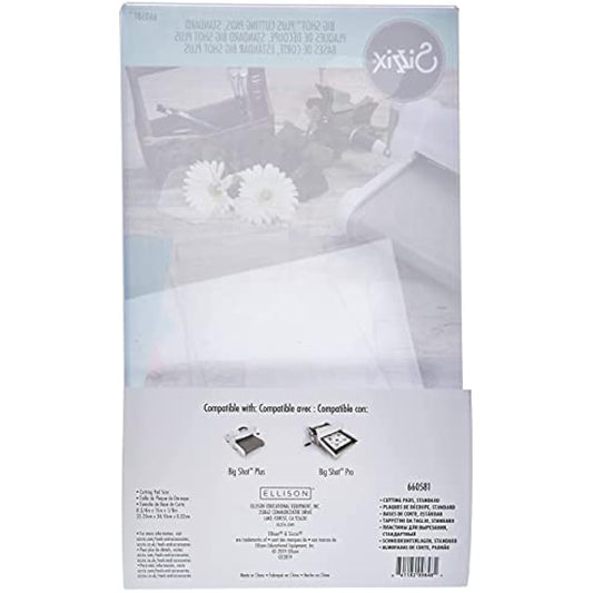 Sizzix Cutting Pads For Big Shot Plus 660581, 1 Pair, Multi-Colour Colour, One Size