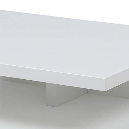 AC Design Furniture Fia Floating Nightstand in White, 1 piece, Wall Mounted Bedside Table with Drawer and a Shelf, Bedroom Furniture, H: 22,5 x W