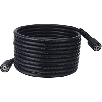 Tool Daily High Pressure Washer Hose, 25 FT X 1/4 Inch, 3600 PSI, M22 14mm, Replacement Power Washer Hose for Most Brands