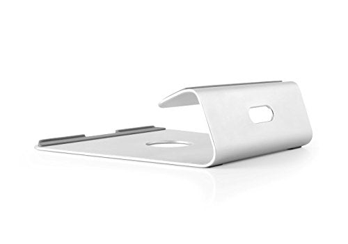 Enpee Solid Aluminium Desktop Stand for Apple Macbook, iPad Air PRO & MOST 11" - 15" LAPTOPS