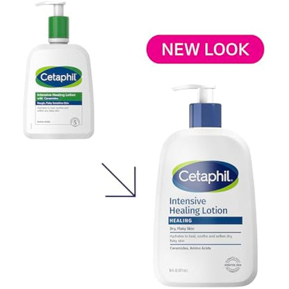 Cetaphil Ultra-Healing Lotion with Ceramides for Dry, Rough, Flaky Skin, 16 oz. Bottle