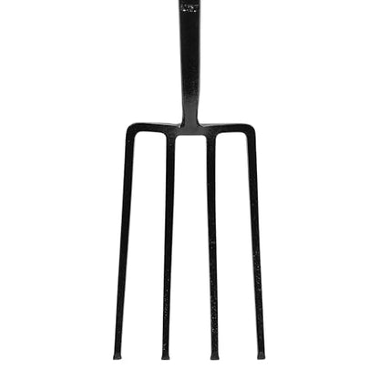 JCB - Professional Solid Forged Contractors Fork - Garden Fork Heavy Duty Professional Site and Gardening Tools - for Home Improvement, Digging, Mucking Out, Manure, Garden Borders, Weeding