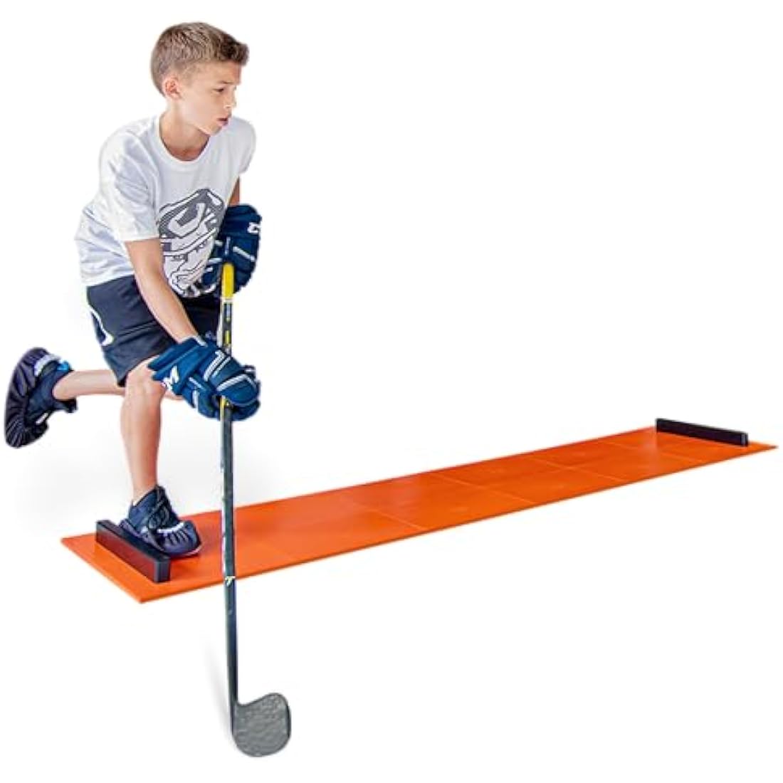 My Slide Board Lit - In & Outdoor Cardio Exercise Workout and Balance to Tone Legs, Glutes, & Core Muscles Training Sliding board - Easy to Use - Home Gym Equipment Super Smooth surface with Booties