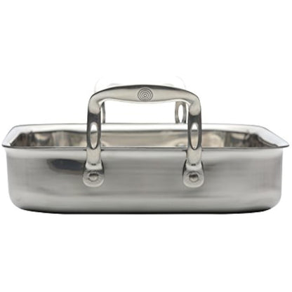 ProWare Stainless Steel Tri-Ply 35cm Roasting Pan Induction Compatible