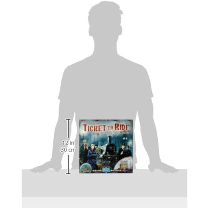 Days of Wonder | Ticket to Ride United Kingdom | Board Game Expansion Only | Ages 8+ | 2-5 Players | 30-60 Minute Playing time