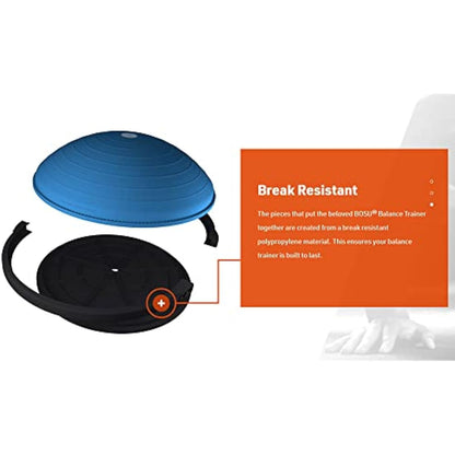 BOSU Home Gym Equipment The Original Balance Trainer 26 Inch Diameter