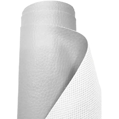 A-Express Grained Faux Leather Fabric Waterproof Heavy Duty Leatherette Vinyl Leathercloth Upholstery Textured Material - Light Slate 1 Metre 100cm x 140cm
