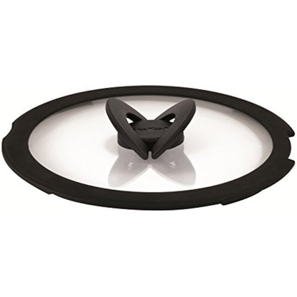 Tefal Ingenio L9931012 3 Piece Glass Lids, 18-18-20, Black