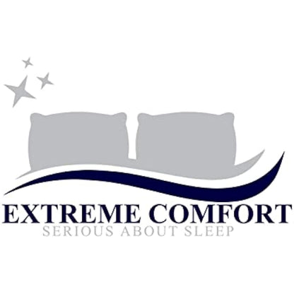 eXtreme comfort ltd Cooltouch Colours Ocean Blue Wave Hybrid Memory Foam & Pinna-Coil Innerspring Mattress With Ocean Blue Border 18cms Deep, 2ft6 Small Single 75cmx190cm