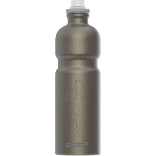 Sigg - Aluminium Bike Water Bottle - Move MyPlanet Smoked Pearl - Climate Neutral Certified - Lightweight - BPA Free - Smoked Pearl - 0.75 L