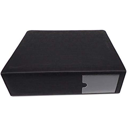 docsmagic.de 3-Ring Premium Album Black + 100 9-Pocket Premium Pages - PKM - YGO - MTG