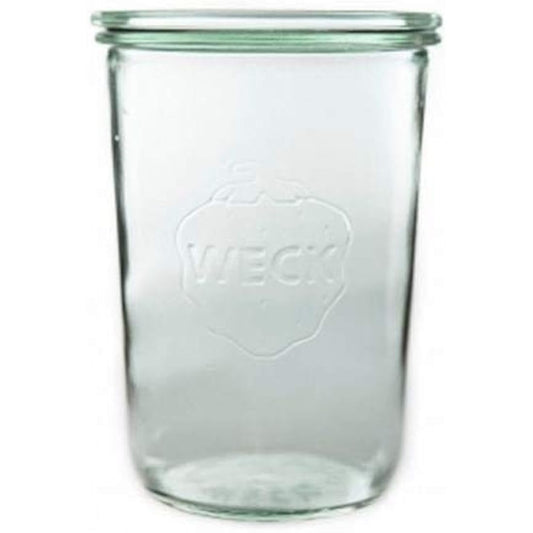 Amazing child Montessori SET OF SIX 850ml Large Weck Jars. German Made Classic Design. Model 743.