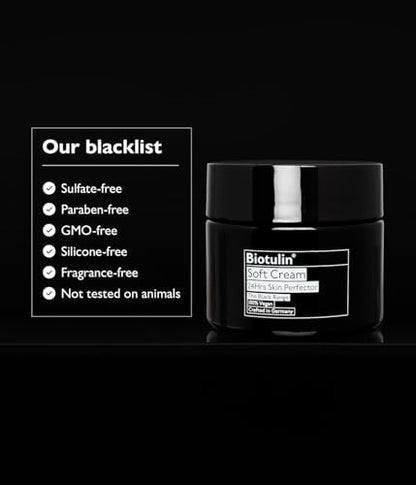 Biotulin - Soft Cream 1.69 oz - Anti-Wrinkle Moisturizing Cream with Spilanthol and Hyaluronic Acid - Plumped Skin for 24 Hours