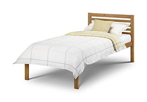 Julian Bowen Slocum Bed, Single, Solid Wood, Pine Effect - W100 x D195cm
