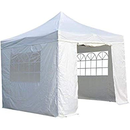 All Seasons Gazebos 3x3m Heavy Duty Fully Waterproof Pop up Gazebo With 4 Side Walls and Accessory Pack - Cream