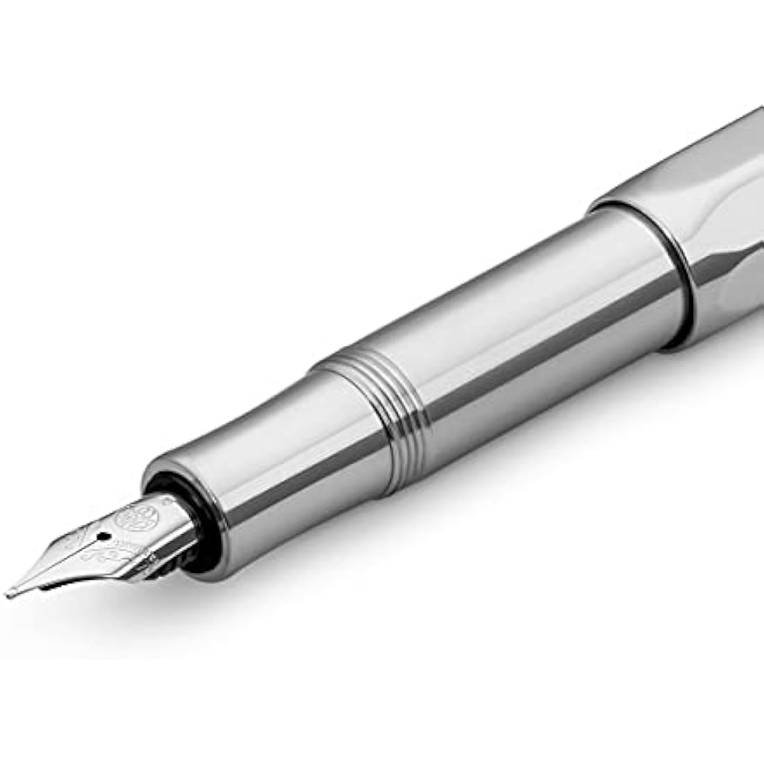 Kaweco AL SPORT Fountain Pen Raw I Premium Fountain Pen for Ink Cartridges I Exclusive Fountain Pen 13 cm I Nib: M (Medium)
