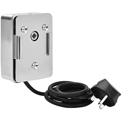 onlyfire BBQ Gas Grill Stainless Steel Rotisserie Electric Main Spit Motor, UK 3 Pins Plug