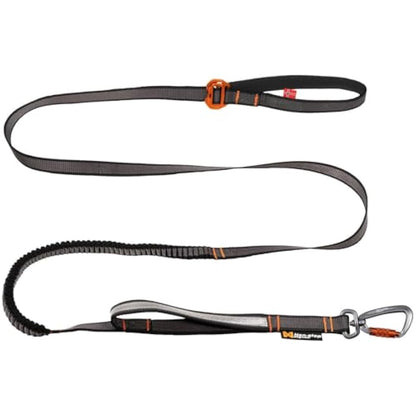 Non-Stop Dogwear Touring Bungee Adjustable Leash, Black - 23mm