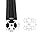 2020 Aluminum Extrusion 48 inch / 1220mm Black (10Pcs/Pack) V-Slot European Standard for 3D Printer,CNC and Laser Engraving Machine