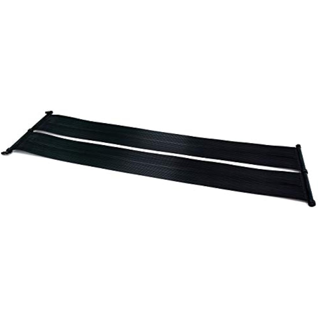 STEINBACH 049121 Compact Solar Panel 400 x 70 cm for Pools up to 12,000 l Water Capacity, Hose Connection Diameter 32/38 mm Black