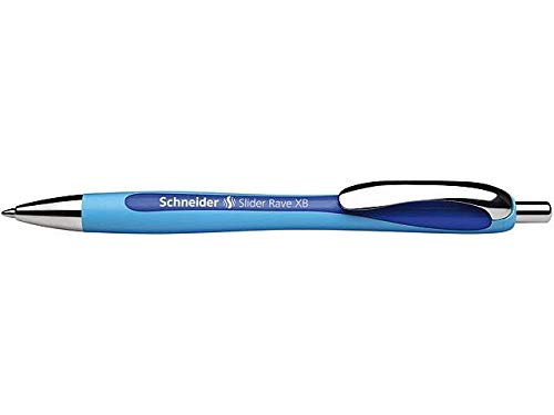 Schneider XB Ballpoint Pen (Stroke Width XB Permanent Refill, Made in Germany), 10 Stück, assorted colours