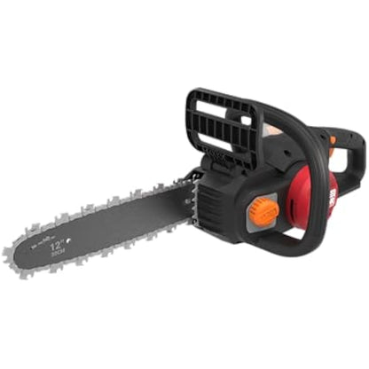 Worx WG350E.9 20V Cordless Brushless Chainsaw 30cm Bar, High-Speed 10m/s Cutting, Tool-Free Tensioning, Auto Lubrication, PowerShare Compatible, Bare Tool – Battery & Charger Not Included