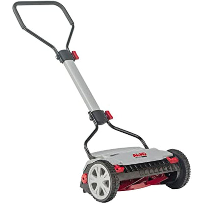 AL-KO Razor Cut 38.1 HM premium Manual Helical Cutting Lawnmower.Work 38 cm Ideal 250mq., Grey, 113866