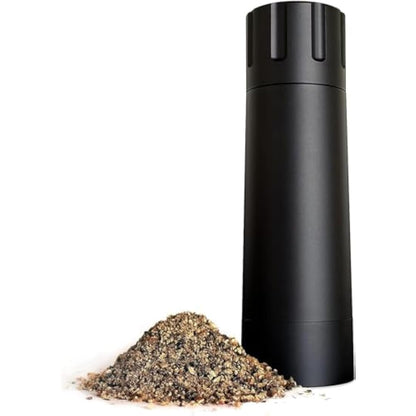 MANNKITCHEN Pepper Cannon Pepper Grinder - Professional Grade Heavy Duty, High Output Pepper Mill - Grind 10x Pepper for Steaks, BBQ & More