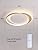 FANLG LED Ceiling Light, 50CM LED Dimmable Ceiling Lamp with Remote Control 3000K-6000K, 30W Modern Bedroom Ceiling Lights, Wood Ceiling Light for Living Room/Office/Bedroom/Hallway