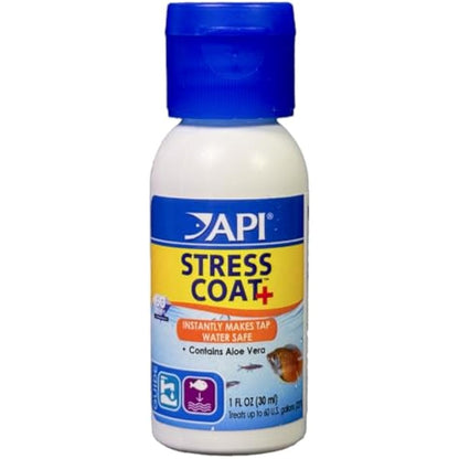 API STRESS COAT Aquarium Water Conditioner 30 ml Bottle