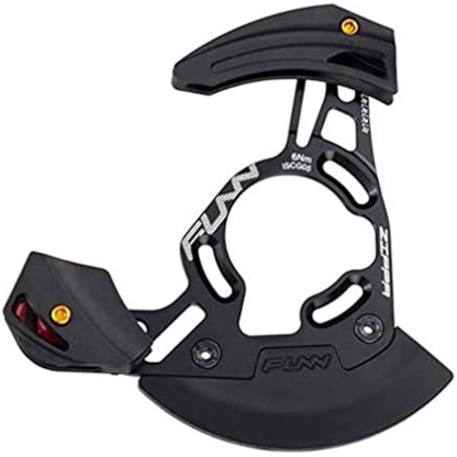 Funn Zippa DH Chain Guide, ISCG05 Interface, BSA Adapter Included, 32T-38T, Mountain Bike Chain Protector