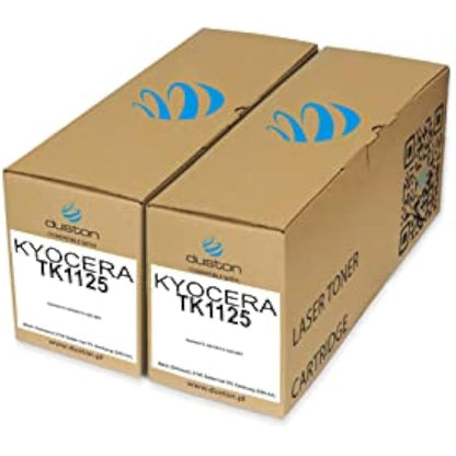 duston 2x TK1125, TK-1125 black toner compatible with Kyocera FS1061DN FS1325 MFP