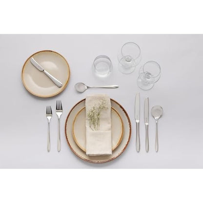 Viners Eden 44 Piece 18/10 Silver Stainless Steel Cutlery Set in Wooden Gift Box