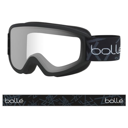 boll? - Freeze, Black Matte, Clear, Medium, Snow Goggles, Unisex, Adult