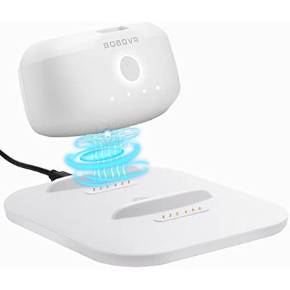 BOBOVR Twin Charger Station/Dock for B2 Battery Pack, Ultra-Thin Design, Magnetically Supply Power to 2 B2 Battery Packs at The Same Time