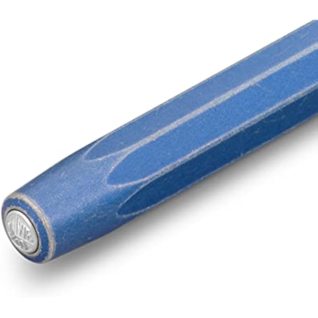 Kaweco AL SPORT Fountain Pen Stonewashed Blue I Premium Fountain Pen for Ink Cartridges I Exclusive Fountain Pen 13 cm I Nib: B (Broad)