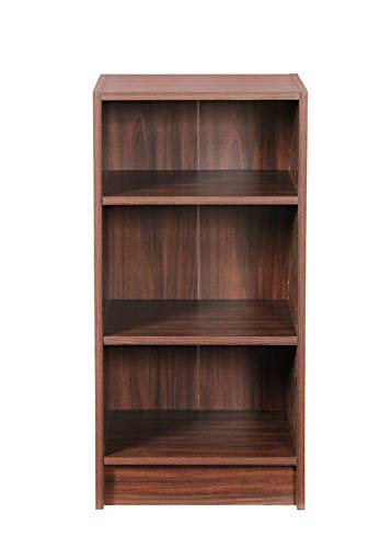 Timber Art Design UK 3 Tier Bookcase Storage Open Floor Mount Industrial Rack Display Shelving Organiser Cubes Unit For Living Room, Office