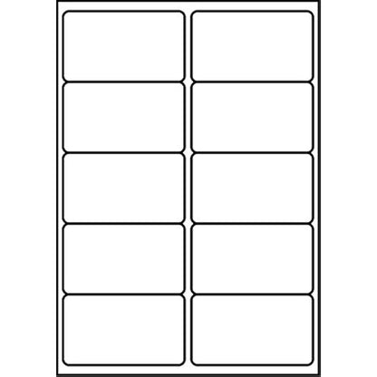 SmithPackaging A4 Self Adhesive Address Labels, 10 Label Per Sheet, 100 Sheets, 99.1 x 57mm 1000 Labels