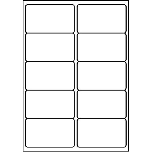 SmithPackaging A4 Self Adhesive Address Labels, 10 Label Per Sheet, 100 Sheets, 99.1 x 57mm 1000 Labels