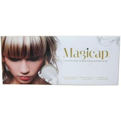 MAGICAP Pro Salon Silicon Hairdressing Highlighting Frosting Cap & FREE Hook