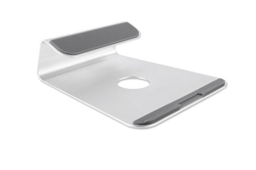 Enpee Solid Aluminium Desktop Stand for Apple Macbook, iPad Air PRO & MOST 11" - 15" LAPTOPS