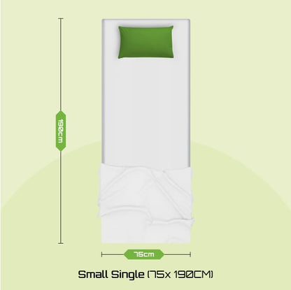 Starlight Beds 6 Inch Deep Small Single Memory Foam Mattress. Medium Firm with Removable Cover, Reflex Foam Base for Support. 2ft6 Small Single
