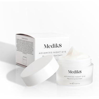 Medik8 Advanced Night Eye - Rejuvenating Eye Cream - Smooth Fine Lines & Brighten Dark Circles - 15ml
