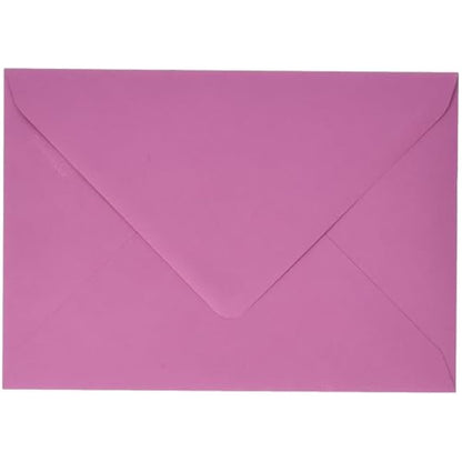 Clairefontaine - Ref 555652C - Pollen Envelopes (Pack of 20) - C5 Sized, 120gsm Paper, Gummed Seal, Inkjet & Laser Printer Compatible, Acid Free - Hydrangea Pink